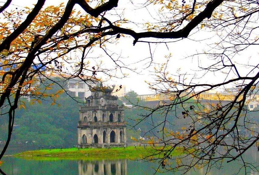 Hoan Kiem Lake Hanoi Capital of Vietnam