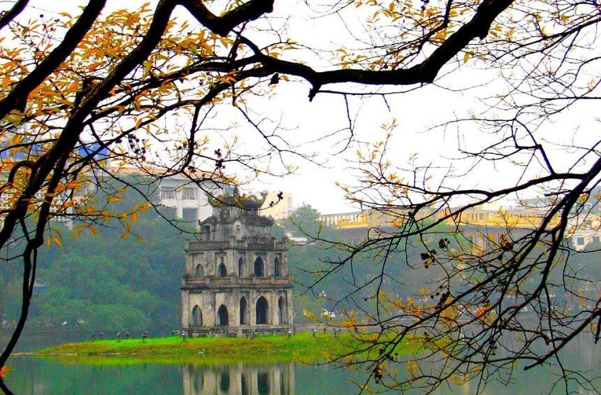 Hoan Kiem Lake Hanoi Capital of Vietnam
