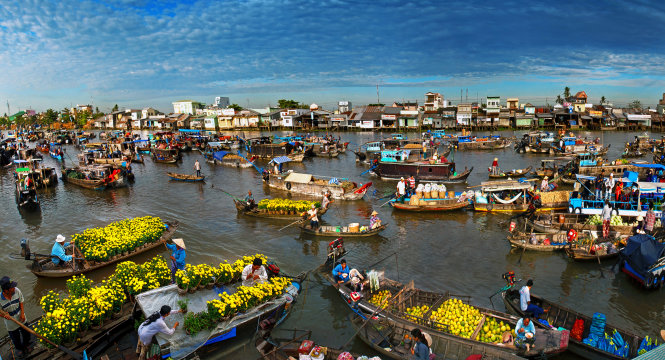Cho noi Cai Rang, Can Tho
