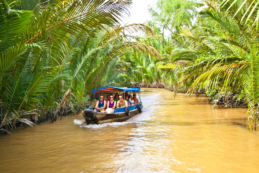 River tourism is a popular form of travel in the Mekong Delta.