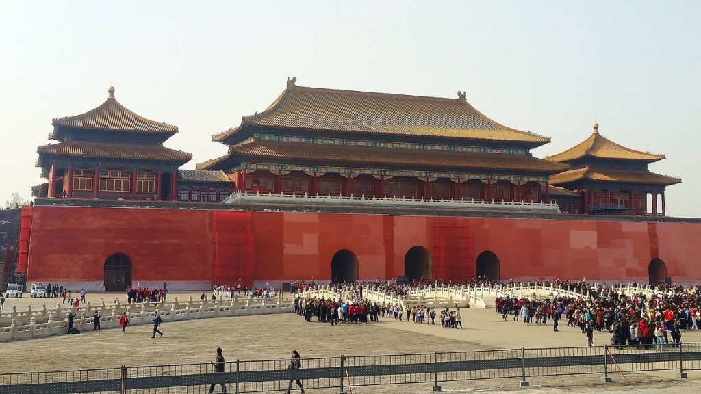 The Meridian Gate, the main entrance to Hue Imperial City, is a UNESCO World Heritage Site in Vietnam